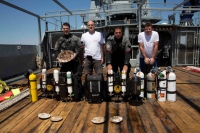 Divers : Drazen Goricki, Neven Lukas, Leo Lusic, Aleks Kvarantan