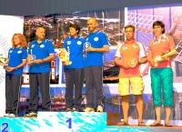 Category Fish - From left to right: Stefano Gradi/Italy, Michele Davino/Italy, Jos Broere/Netherlands