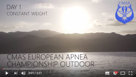 Day 1 - 1st CMAS European Apnea Outdoor Championship - Turkey