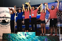 Category Wide angle with diver - From left to right: Stefano Gradi/Italy, Yeray Delgado Dorta/Spain, Damir Zurub/Croatia